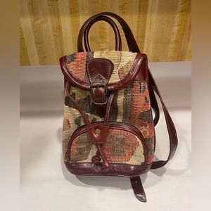 Art Kilim Wool backpack